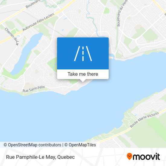 Rue Pamphile-Le May map