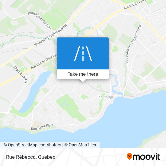 Rue Rébecca map