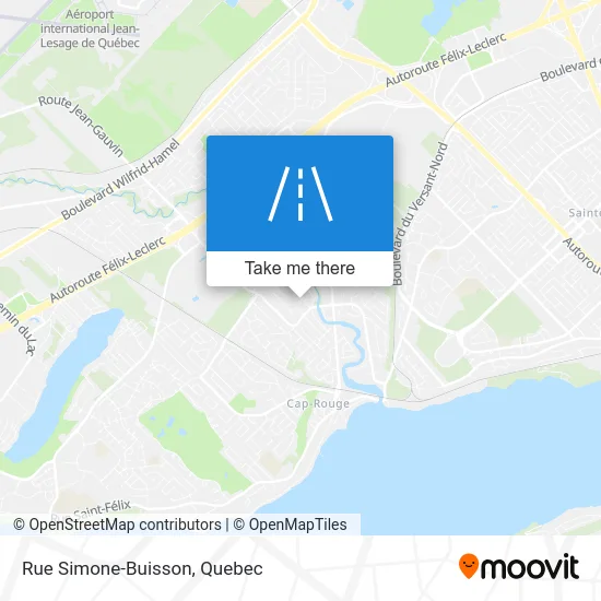 Rue Simone-Buisson map