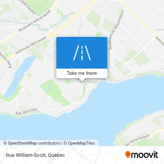 Rue William-Scott map