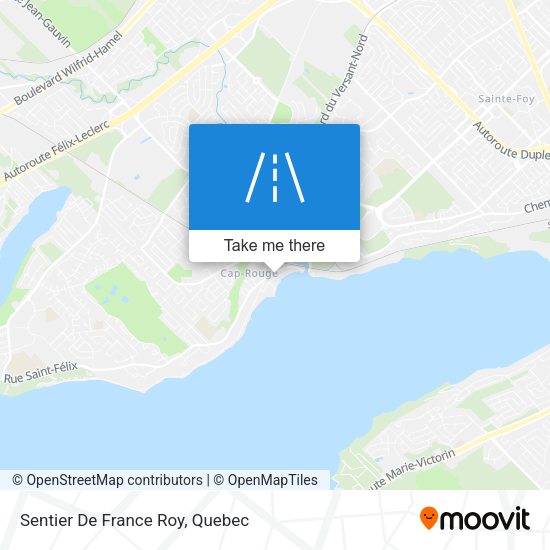 Sentier De France Roy map