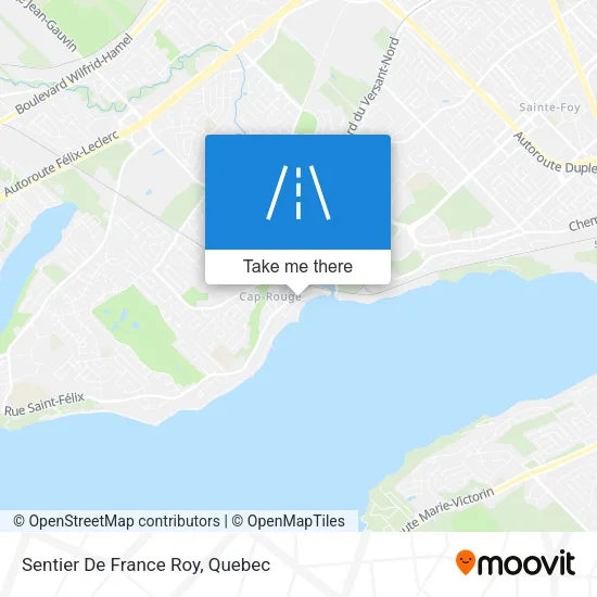 Sentier De France Roy map
