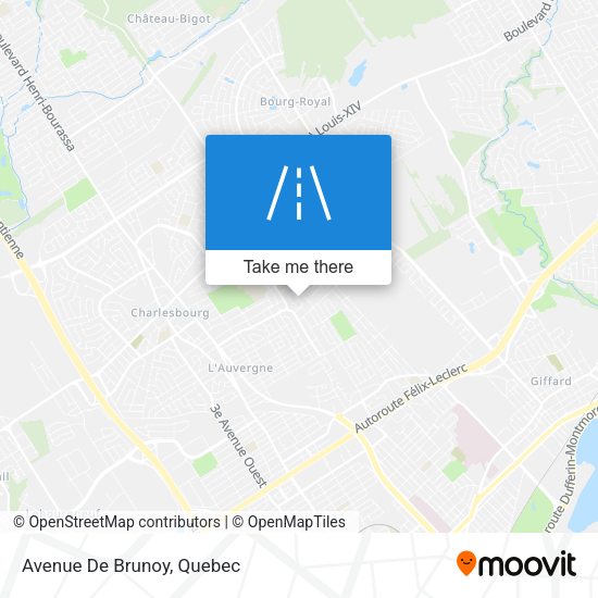 Avenue De Brunoy map