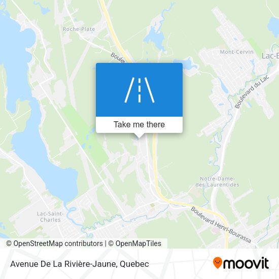 Avenue De La Rivière-Jaune map