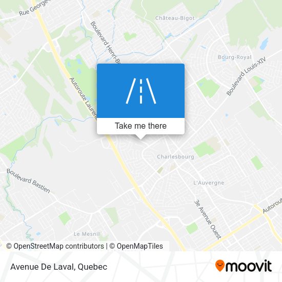 Avenue De Laval map