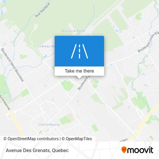 Avenue Des Grenats map