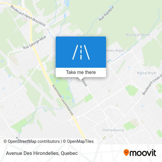 Avenue Des Hirondelles map