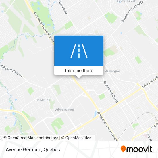Avenue Germain map