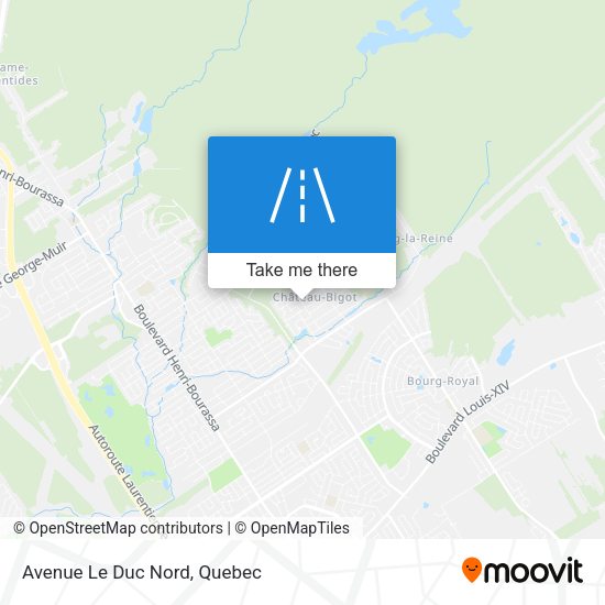 Avenue Le Duc Nord map