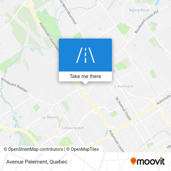 Avenue Paiement map