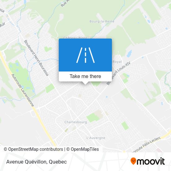 Avenue Quévillon map