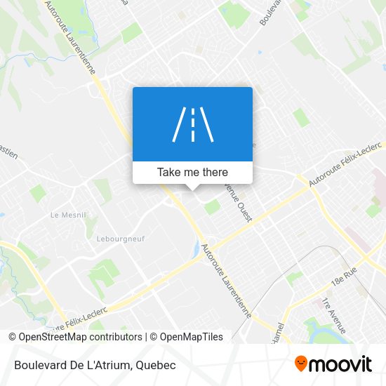 Boulevard De L'Atrium map