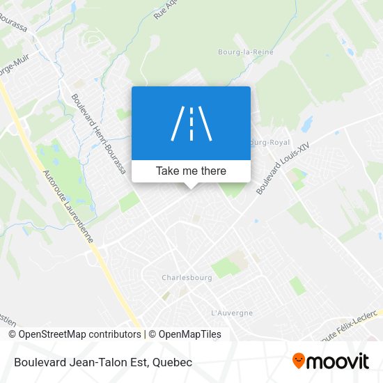 Boulevard Jean-Talon Est map