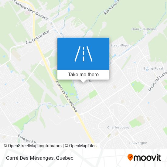 Carré Des Mésanges map