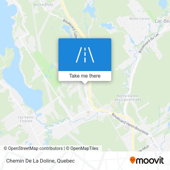 Chemin De La Doline map