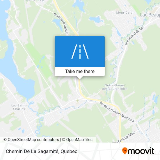 Chemin De La Sagamité map