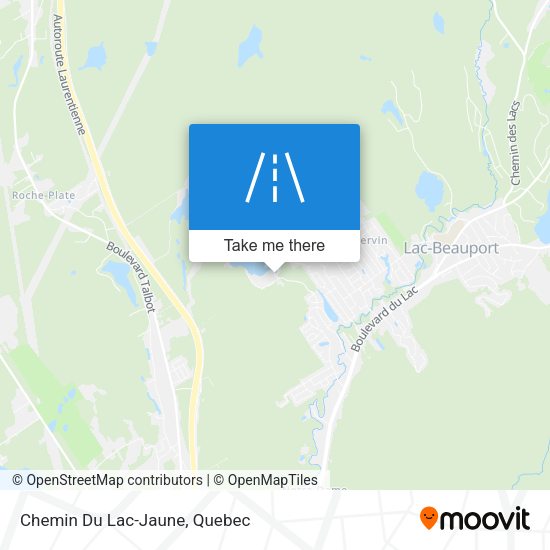 Chemin Du Lac-Jaune map