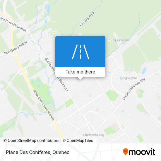 Place Des Conifères map