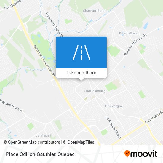 Place Odilion-Gauthier map