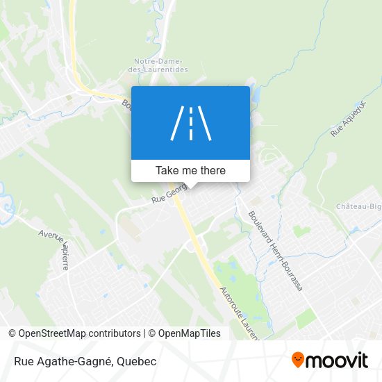 Rue Agathe-Gagné map