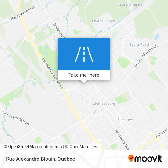 Rue Alexandre-Blouin map