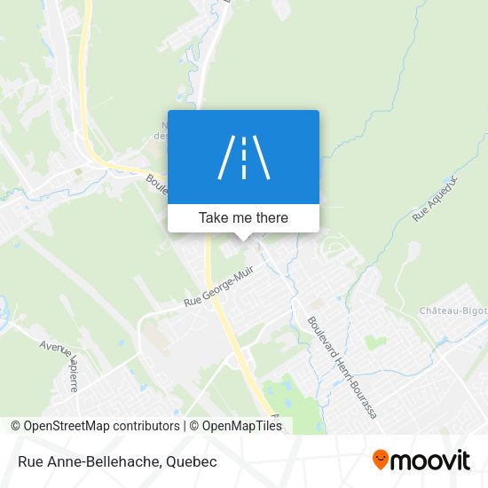 Rue Anne-Bellehache map