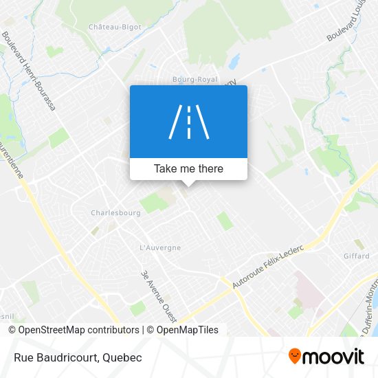 Rue Baudricourt map