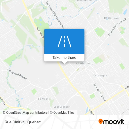 Rue Clairval map