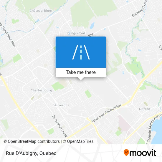 Rue D'Aubigny map