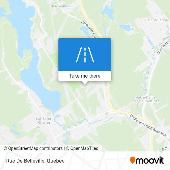 Rue De Belleville map