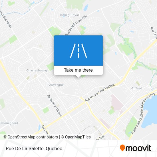 Rue De La Salette map