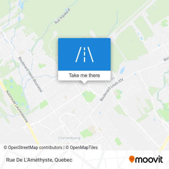 Rue De L'Améthyste map