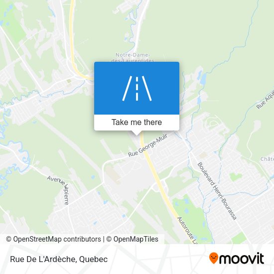Rue De L'Ardèche map