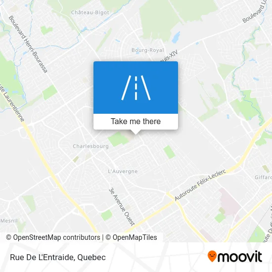 Rue De L'Entraide map