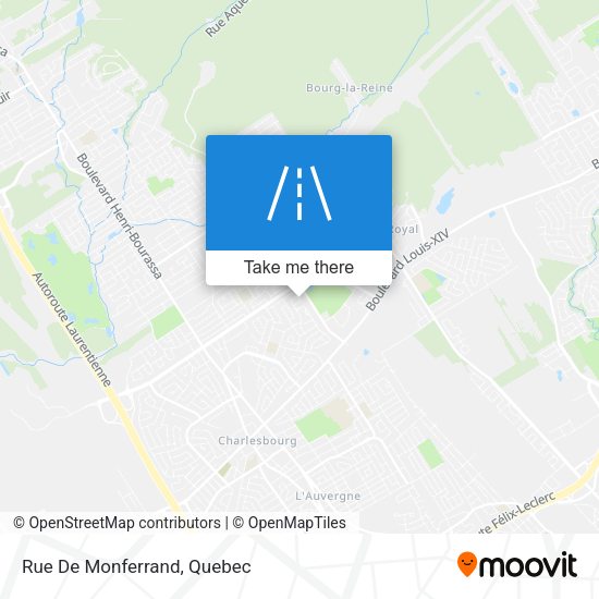 Rue De Monferrand map