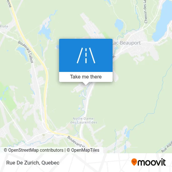 Rue De Zurich map