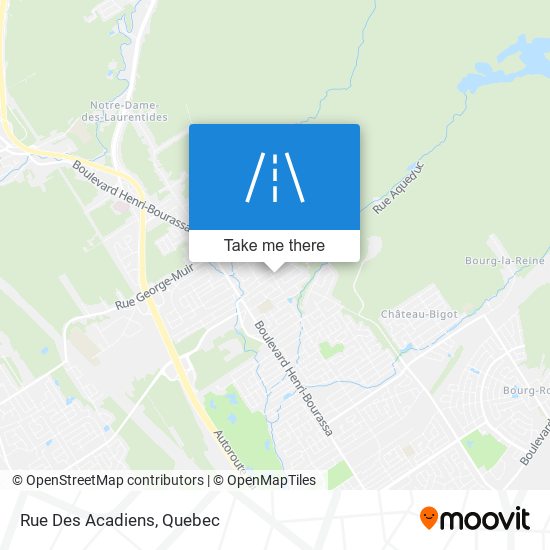 Rue Des Acadiens map