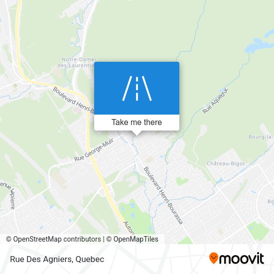 Rue Des Agniers map
