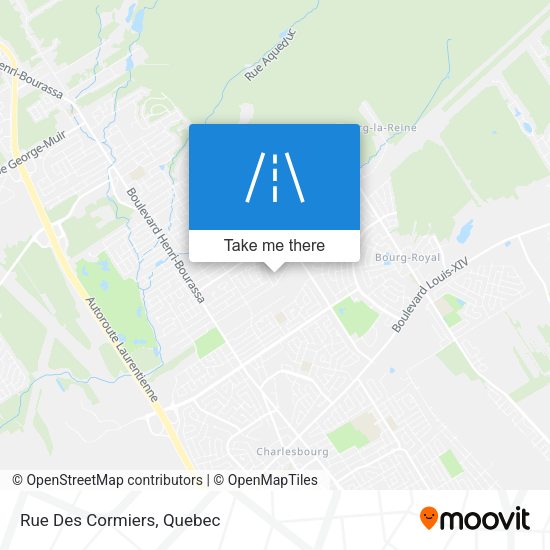 Rue Des Cormiers map