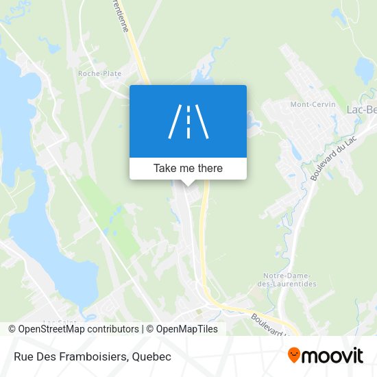 Rue Des Framboisiers map