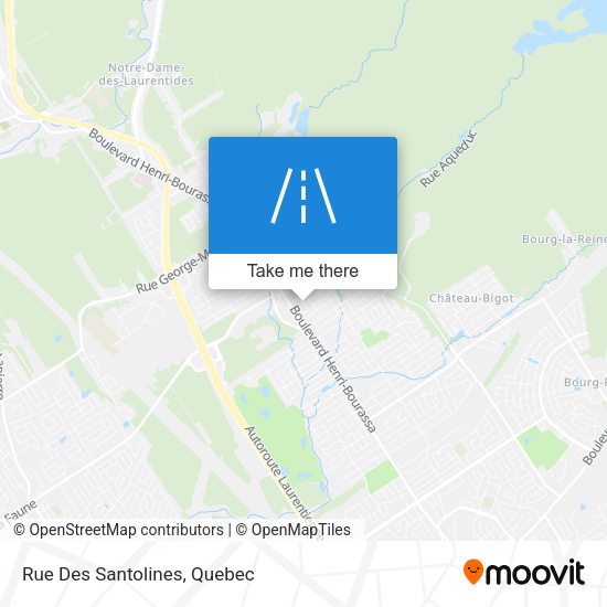 Rue Des Santolines map