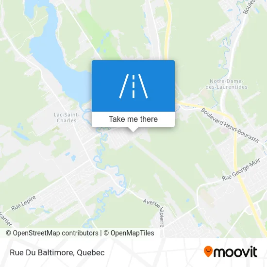 Rue Du Baltimore map