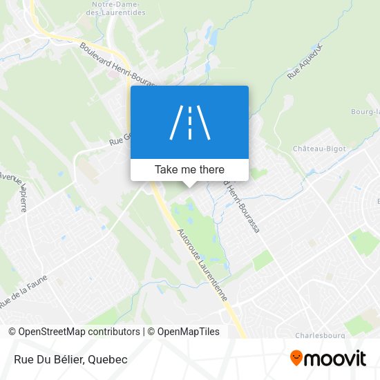 Rue Du Bélier map