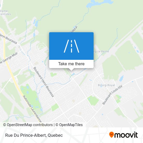 Rue Du Prince-Albert map