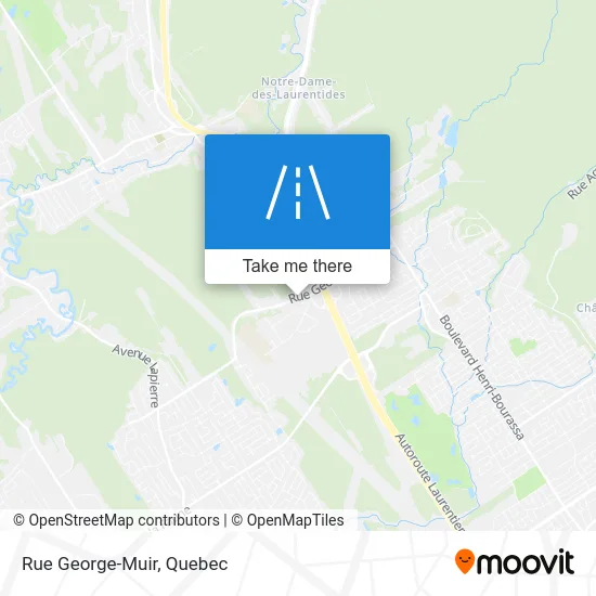 Rue George-Muir map