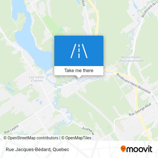 Rue Jacques-Bédard map