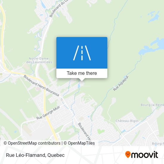 Rue Léo-Flamand map