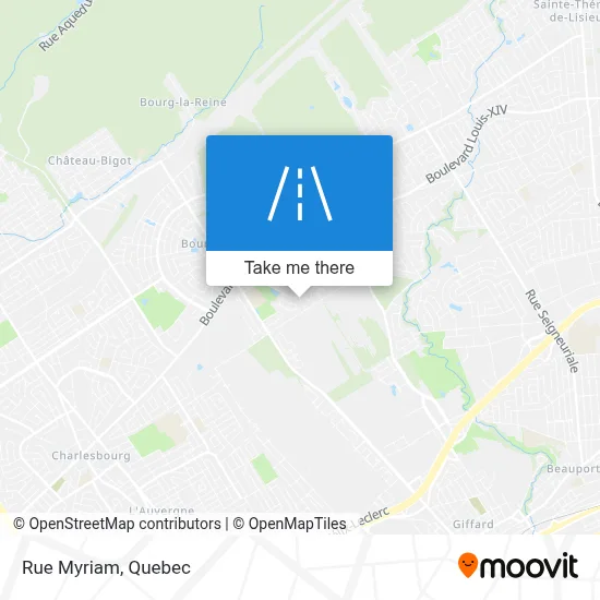 Rue Myriam map