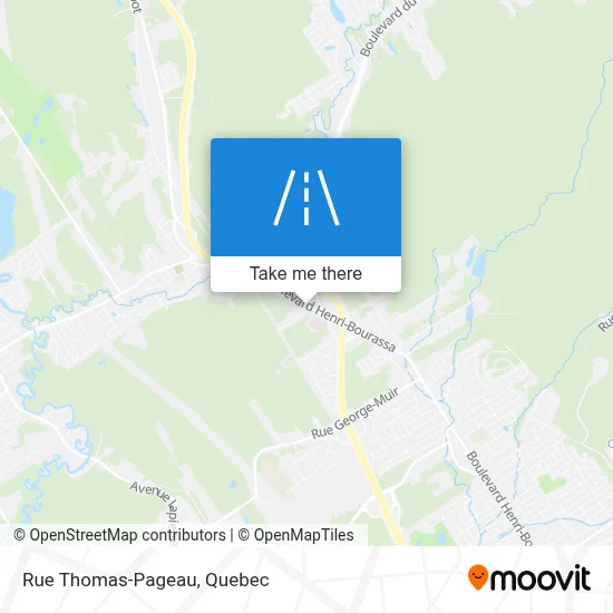Rue Thomas-Pageau map