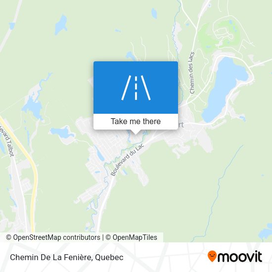 Chemin De La Fenière map
